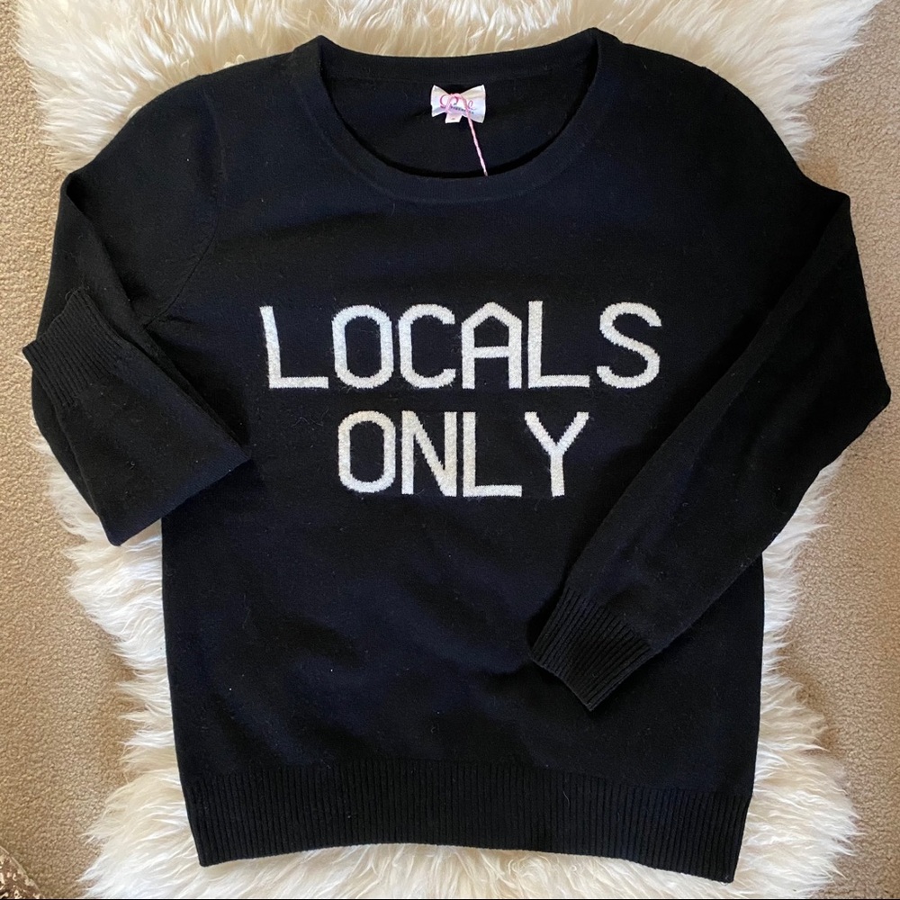 Cashmere 100% Black long sleeve sweater - Picture 3 of 3